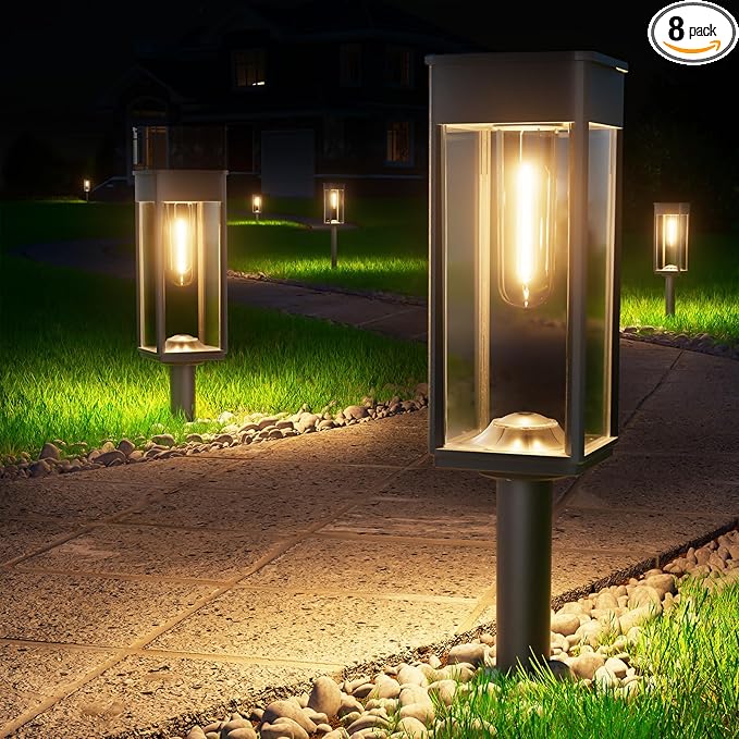 Bright Solar Pathway Lights Outdoor Waterproof